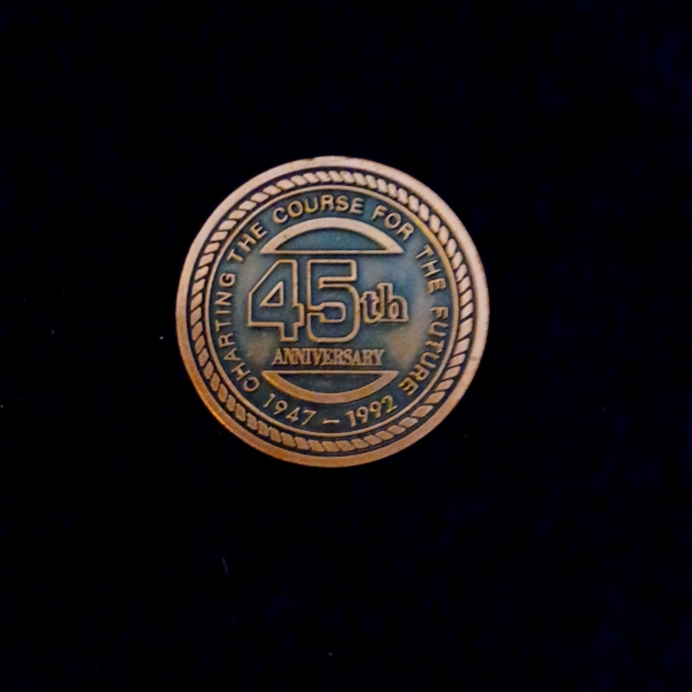 Navy Medical Corps 45th Anniversary Commerative Coin